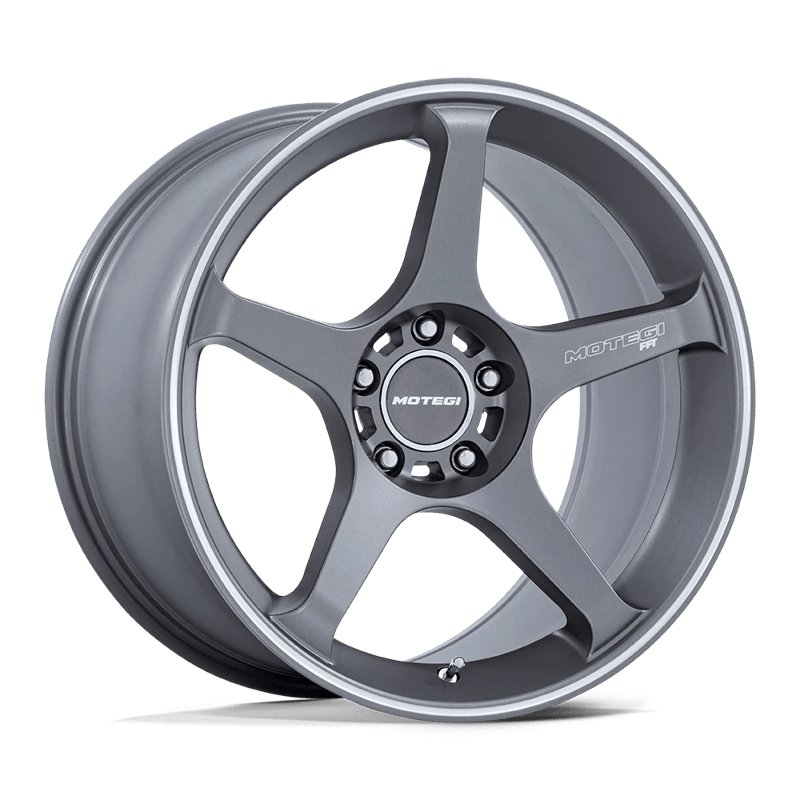 Motegi | MR159 BATTLE V 17x8.5 ET30 - GUNZILLA W/ MACHINED LIP STRIPE