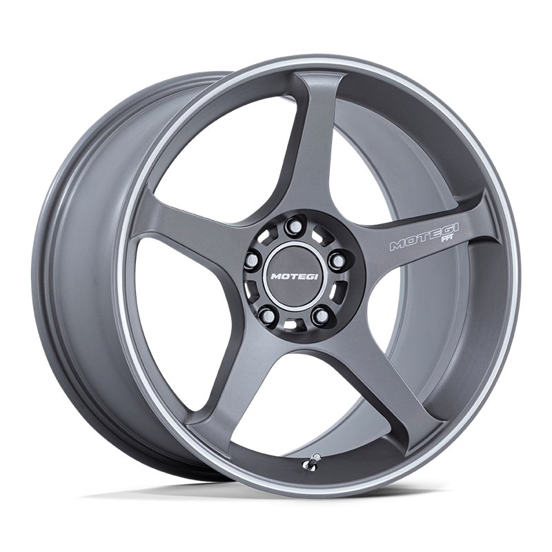 Motegi | MR159 BATTLE V 18x9.5 ET15 - GUNZILLA W/ MACHINED LIP STRIPE