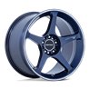 Motegi | MR159 BATTLE V 18x10.5 ET25 - OBSIDIAN BLUE W/ MACHINED LIP STRIPE