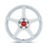 Motegi | MR159 BATTLE V 18x9.5 ET0 - MATSURI WHITE PEARL W/ MACHINED LIP STRIPE
