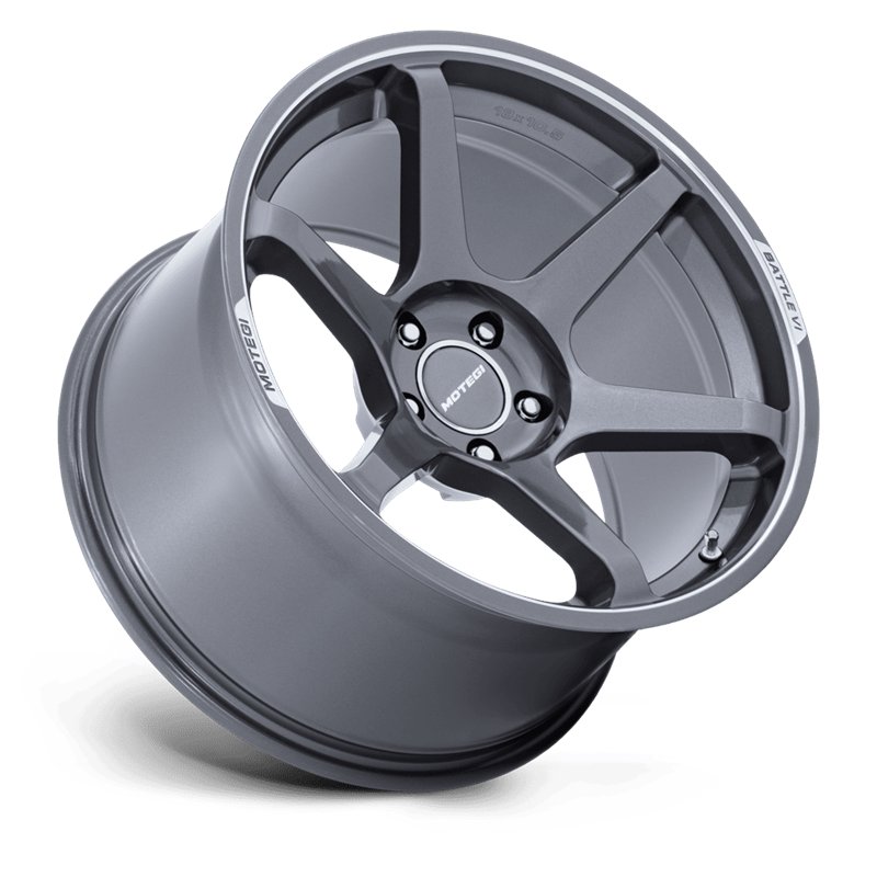 Motegi | MR160 BATTLE VI 18x8.5 ET30 - GLOSS GUNZILLA W/ MACHINED LIP