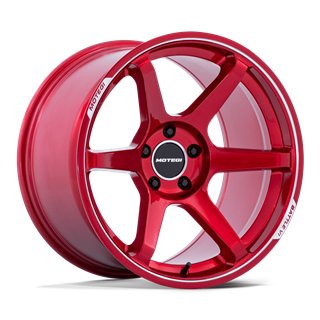 Motegi | MR160 BATTLE VI 18x10.5 ET25 - CHERRY RED METALLIC W/ MACHINED LIP