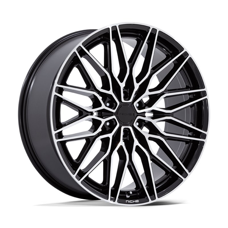 Niche Wheels | NC278 CALABRIA 6 24x10.0 ET20 - GLOSS BLACK W/ MACHINED