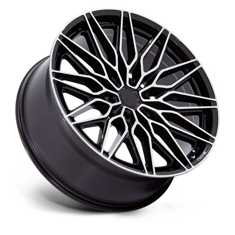 Niche Wheels | NC278 CALABRIA 6 24x10.0 ET20 - GLOSS BLACK W/ MACHINED