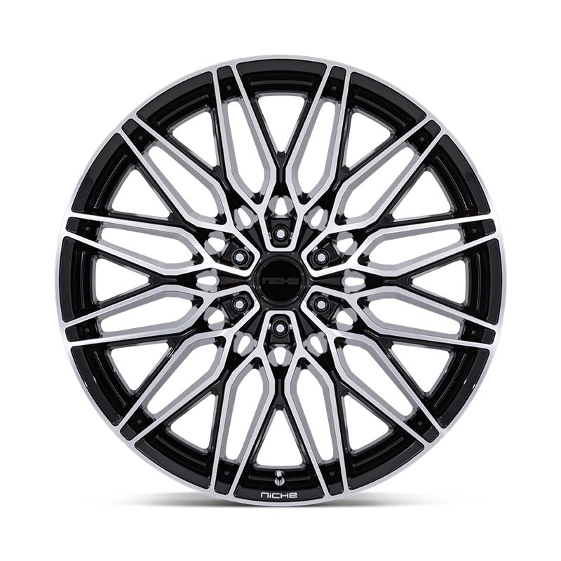 Niche Wheels | NC278 CALABRIA 6 24x10.0 ET20 - GLOSS BLACK W/ MACHINED