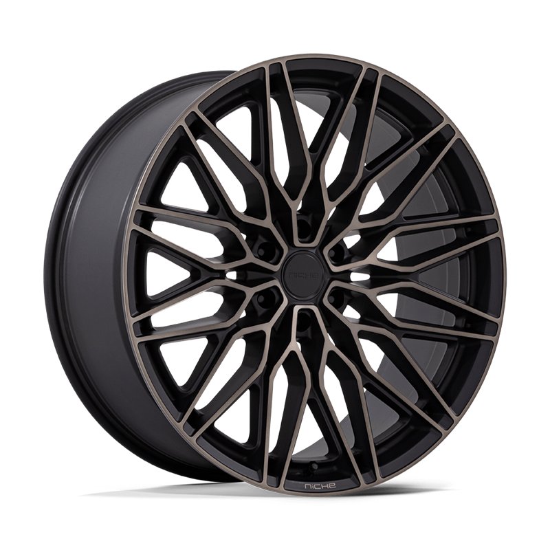 Niche Wheels | NC278 CALABRIA 6 22x9.5 ET19 - MATTE BLACK MACHINED DARK TINT