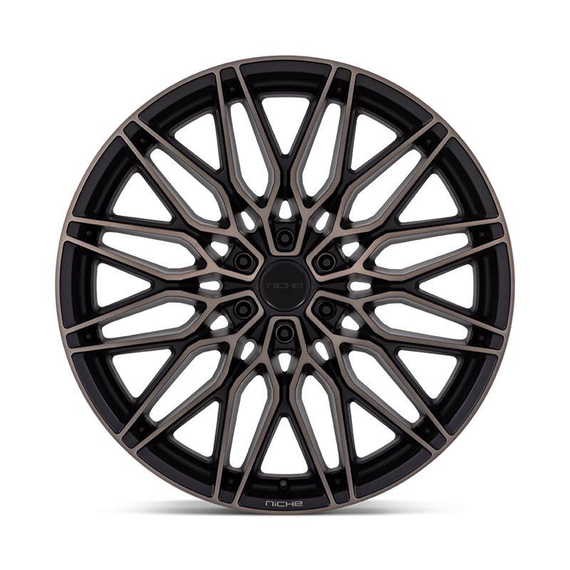 Niche Wheels | NC278 CALABRIA 6 22x9.5 ET19 - MATTE BLACK MACHINED DARK TINT