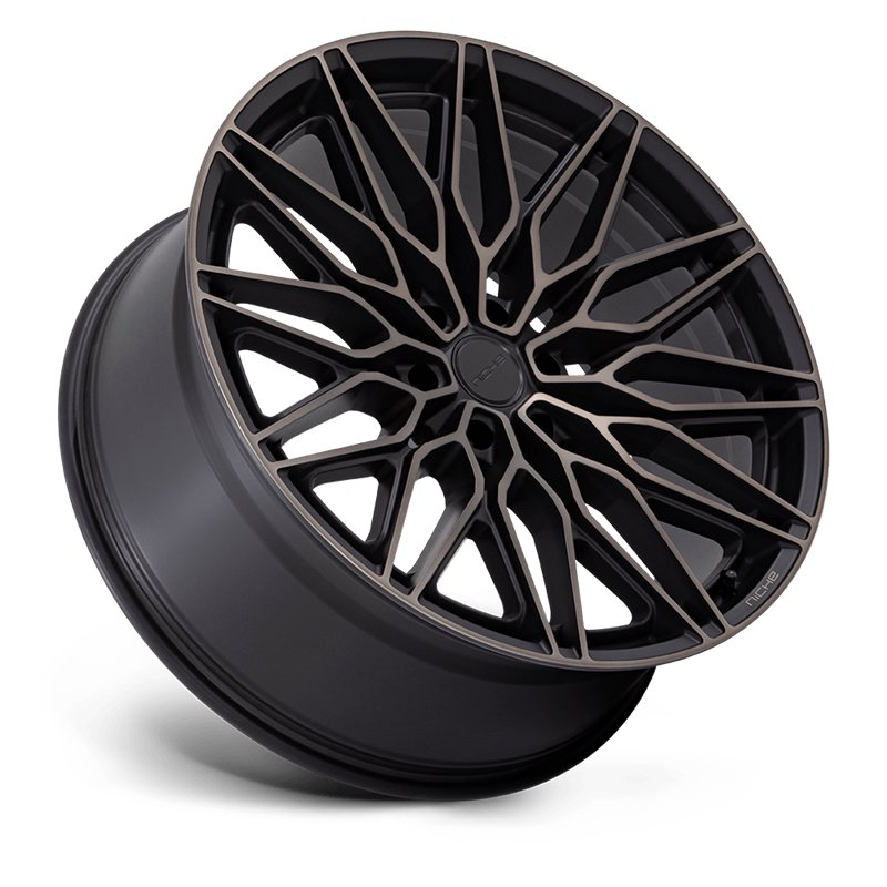 Niche Wheels | NC278 CALABRIA 6 24x10.0 ET30 - MATTE BLACK MACHINED DARK TINT