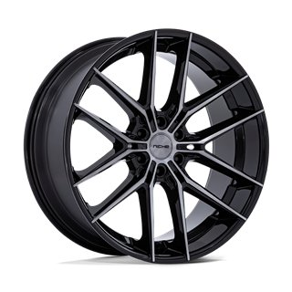 Niche Wheels | NC280 PRODIGY 6 24x10.0 ET25 - GLOSS BLACK DARK TINTED CLEAR