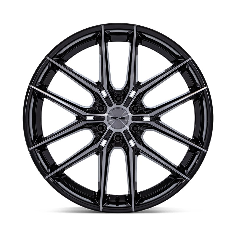 Niche Wheels | NC280 PRODIGY 6 24x10.0 ET20 - GLOSS BLACK DARK TINTED CLEAR