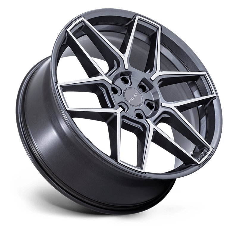 Niche Wheels | NC281 RISE 22x9.5 ET30 - ANTHRACITE W/ MACHINED FACE
