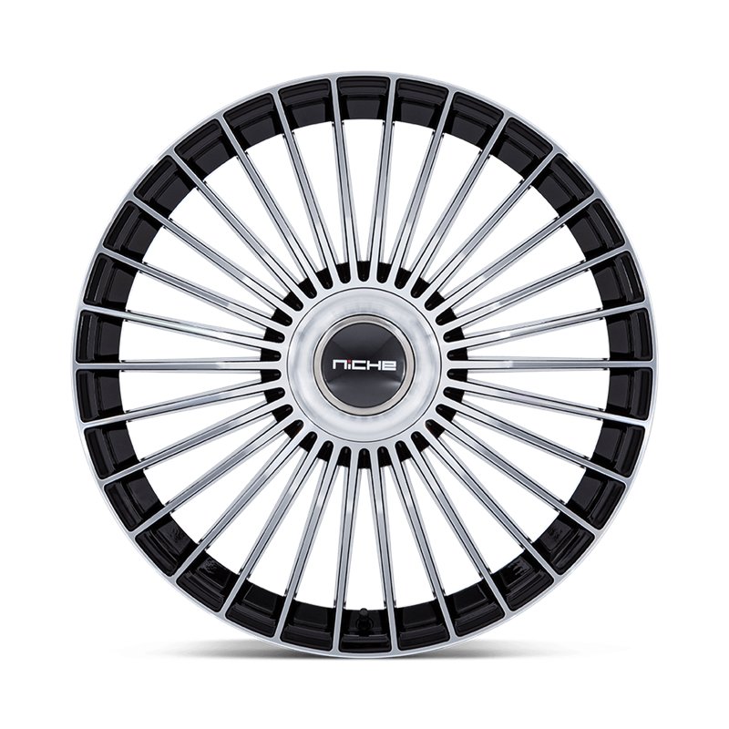 Niche Wheels | NC282 SERENE 24x10.0 ET35 - GLOSS BLACK W/ MACHINED FACE