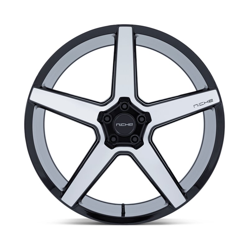 Niche Wheels | NC283 MODENA 20x9.0 ET15 - GLOSS BLACK W/ MACHINED FACE