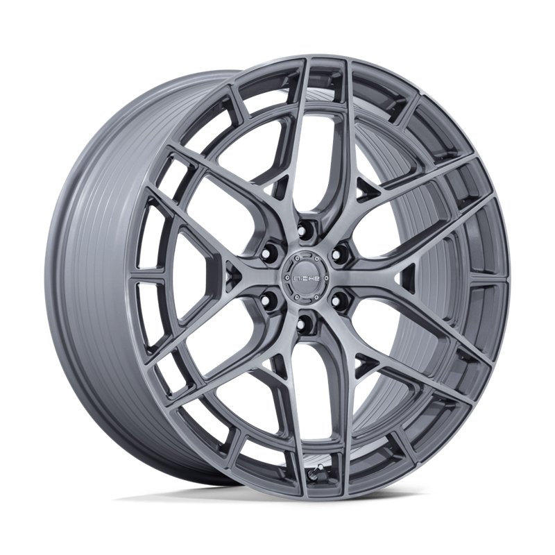Niche Wheels | NC284 ADRIA 24x10.0 ET30 - PLATINUM W/ BRUSHED FACE