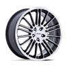 Petrol | PE001 P1D 17x8.0 ET40 - GLOSS BLACK W/ MACHINED FACE