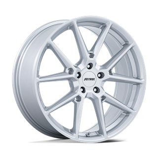 Petrol | PE002 P1E 18x8.0 ET35 - GLOSS SILVER