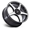 Petrol | PE003 P2E 18x8.0 ET40 - GLOSS BLACK W/ MACHINED FACE