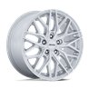 Petrol | PE004 P3E 17x8.0 ET40 - MACHINED BRUSHED GLOSS SILVER