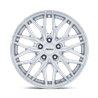 Petrol | PE004 P3E 17x8.0 ET40 - MACHINED BRUSHED GLOSS SILVER