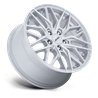 Petrol | PE004 P3E 20x8.5 ET40 - MACHINED BRUSHED GLOSS SILVER