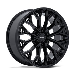 Petrol | PE006 P5E 20x9.5 ET25 - GLOSS BLACK