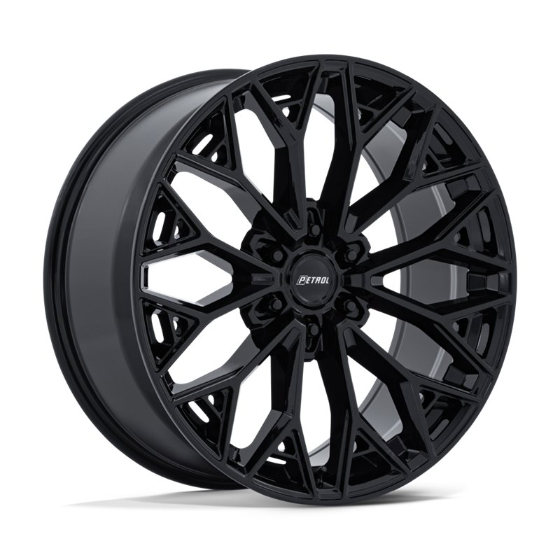 Petrol | PE006 P5E 20x9.5 ET25 - GLOSS BLACK
