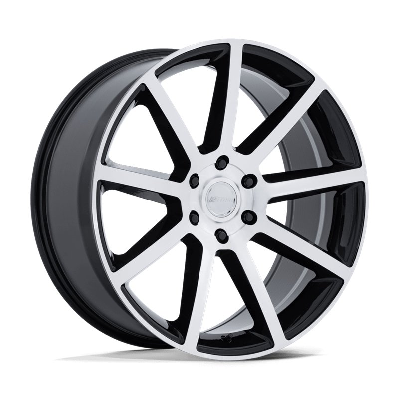 Petrol | PE007 P6E 22x9.5 ET30 - GLOSS BLACK W/ MACHINED FACE
