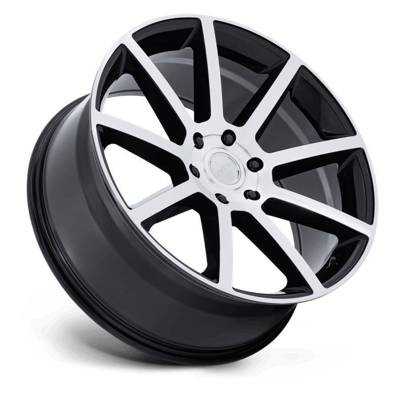 Petrol | PE007 P6E 22x9.5 ET30 - GLOSS BLACK W/ MACHINED FACE