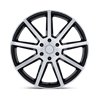 Petrol | PE007 P6E 22x9.5 ET25 - GLOSS BLACK W/ MACHINED FACE