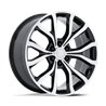 Performance Replicas | PR230 24x10.0 ET31 - GLOSS BLACK W/ MACHINED FACE