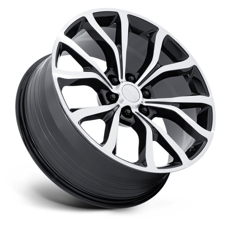 Performance Replicas | PR230 24x10.0 ET31 - GLOSS BLACK W/ MACHINED FACE
