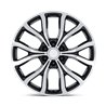 Performance Replicas | PR230 24x10.0 ET31 - GLOSS BLACK W/ MACHINED FACE