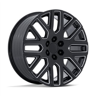 Performance Replicas | PR231 22x9.0 ET28 - GLOSS BLACK MILLED