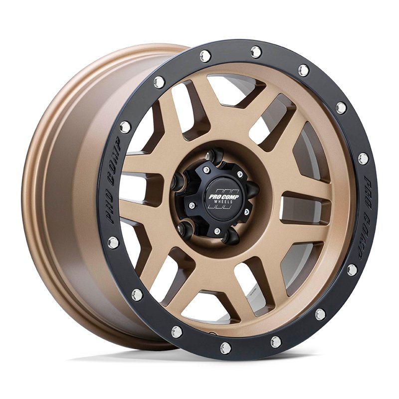 Pro Comp | PA41 PHASER 17x9.0 ET-6 - MATTE BRONZE W/ BLACK LIP