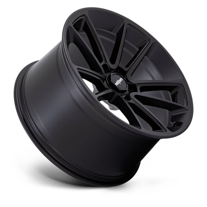 Rotiform | R194 BTL 22x12.0 ET35 - MATTE BLACK W/ BLACK CAP