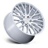 Rotiform | RC201 LSE 20x8.5 ET40 - GLOSS SILVER W/ MACHINED FACE