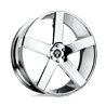 DUB Wheels | S115 BALLER 26x10.0 ET30 - CHROME PLATED