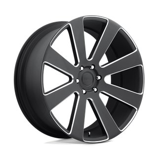 DUB Wheels | S187 8-BALL 24x10.0 ET30 - MATTE BLACK MILLED