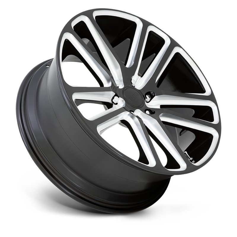 DUB Wheels | S255 FLEX 22x9.5 ET25 - GLOSS BLACK MILLED