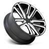 DUB Wheels | S255 FLEX 22x9.5 ET25 - GLOSS BLACK MILLED