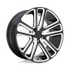 DUB Wheels | S255 FLEX 24x10.0 ET30 - GLOSS BLACK MILLED