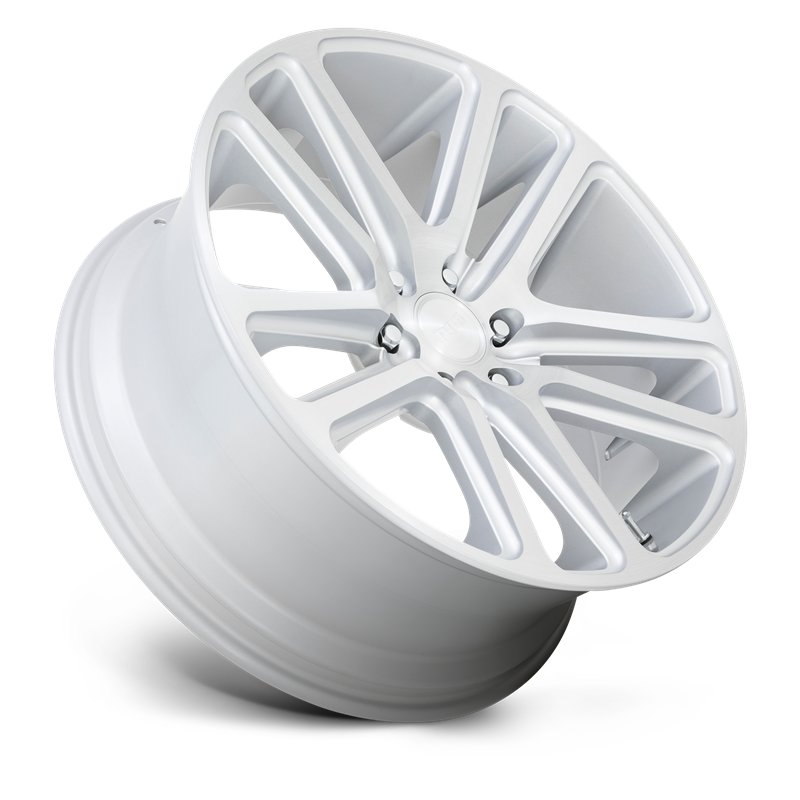 DUB Wheels | S257 FLEX 24x10.0 ET30 - GLOSS SILVER BRUSHED FACE