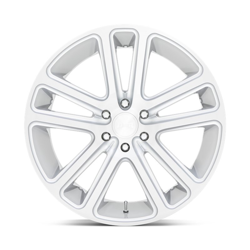 DUB Wheels | S257 FLEX 24x10.0 ET30 - GLOSS SILVER BRUSHED FACE