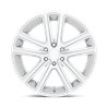 DUB Wheels | S257 FLEX 24x10.0 ET30 - GLOSS SILVER BRUSHED FACE