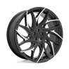 DUB Wheels | S259 G.O.A.T. 26x10.0 ET10 - GLOSS BLACK W/ MACHINED SPOKES