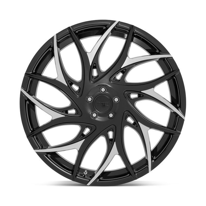 DUB Wheels | S259 G.O.A.T. 26x10.0 ET10 - GLOSS BLACK W/ MACHINED SPOKES
