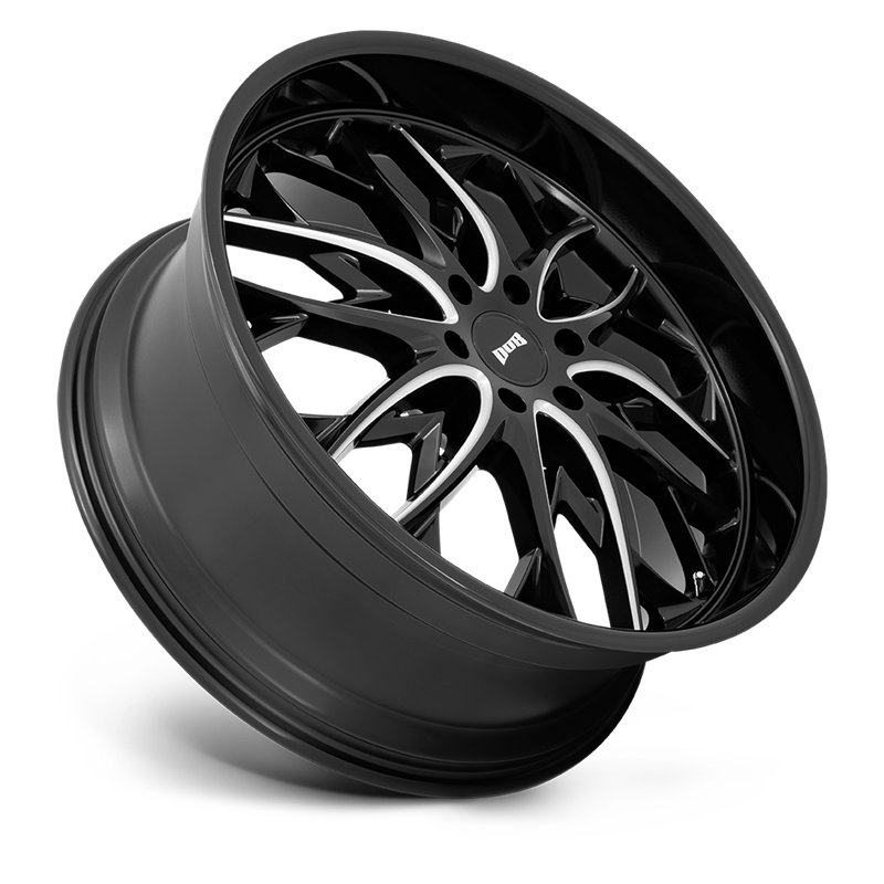DUB Wheels | S263 OG 22x9.5 ET30 - GLOSS BLACK MILLED