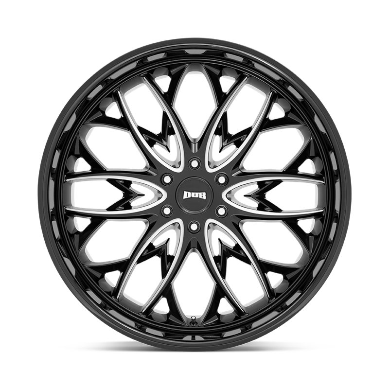 DUB Wheels | S263 OG 22x9.5 ET30 - GLOSS BLACK MILLED