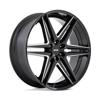 DUB Wheels | S267 DIRTY DOG 26x10.0 ET25 - GLOSSY BLACK MILLED