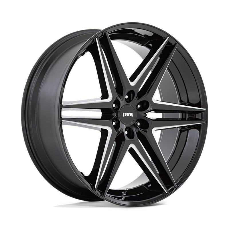 DUB Wheels | S267 DIRTY DOG 26x10.0 ET25 - GLOSSY BLACK MILLED